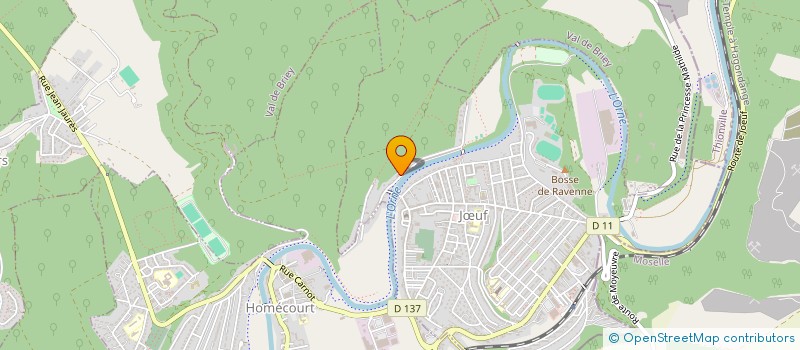 localisation de l'entreprise ASSOCIATION MOSAIQUE  JUF