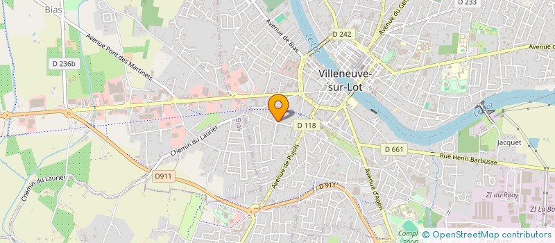 localisation de l'entreprise ASSOCIATION MOSQUEE ANASSR  VILLENEUVE-SUR-LOT