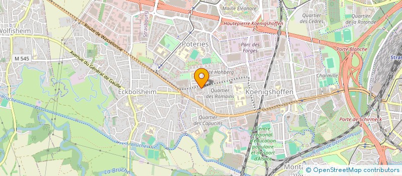 localisation de l'entreprise ASSOCIATION MOSQUEE DE KOENIGSHOFFEN à STRASBOURG