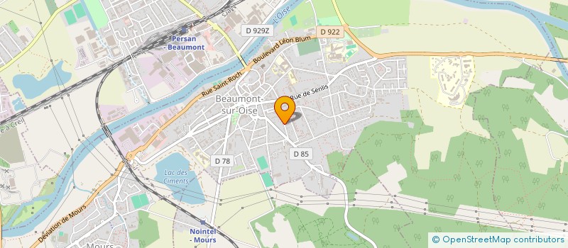 localisation de l'entreprise ASSOCIATION MOSSENDJO SOLIDARITE à BEAUMONT-SUR-OISE
