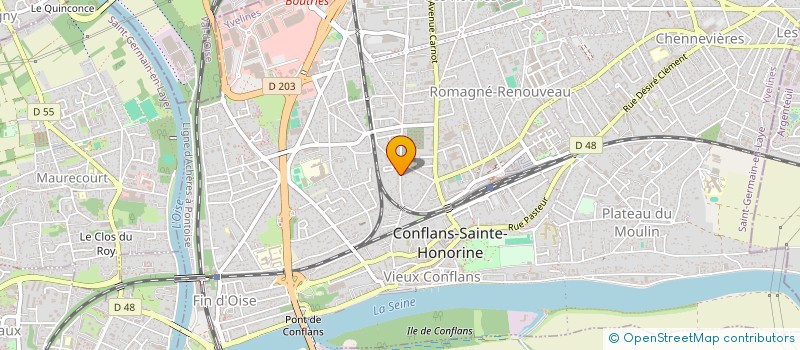 localisation de l'entreprise ASSOCIATION MOTHEARTH  CONFLANS-SAINTE-HONORINE