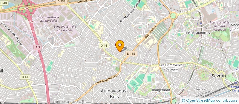 localisation de l'entreprise ASSOCIATION MOTO CLUB SPORT à AULNAY-SOUS-BOIS
