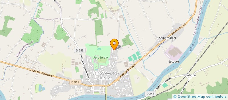 localisation de l'entreprise ASSOCIATION MOTO LOISIRS TOURNAY  SAINT-SYLVESTRE-SUR-LOT