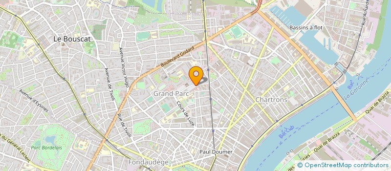 localisation de l'entreprise ASSOCIATION MOTOBLOC à BORDEAUX