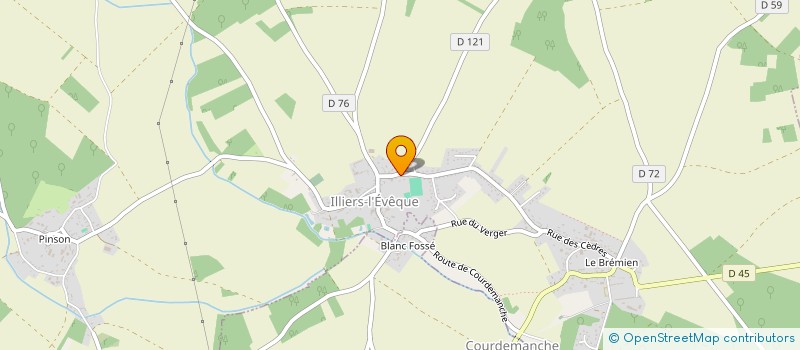 localisation de l'entreprise ASSOCIATION MOTOCROSS VDB RACING  ILLIERS-L'EVEQUE