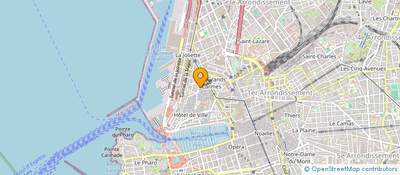 localisation de l'entreprise ASSOCIATION MOTOCYCLISTE ALTERNATIVE (A.M.A.)  MARSEILLE