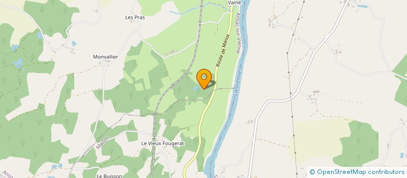 localisation de l'entreprise ASSOCIATION MOTOCYCLISTE DU CONFOLENTAIS (AMC)  ANSAC-SUR-VIENNE