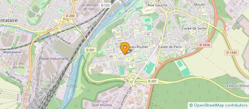 localisation de l'entreprise ASSOCIATION MOTORCYCLE à CREIL