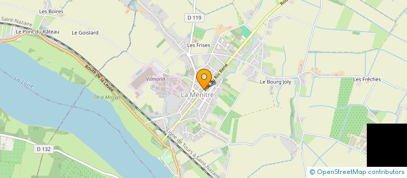 localisation de l'entreprise ASSOCIATION MOULIN ET CULTURE DE LA VALLEE  LA MENITRE