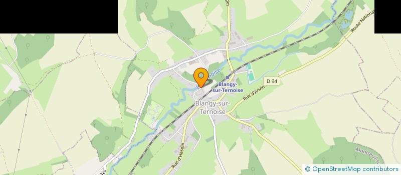 localisation de l'entreprise ASSOCIATION MOULINS AU FIL DE NOS COURS D'EAU  BLANGY-SUR-TERNOISE