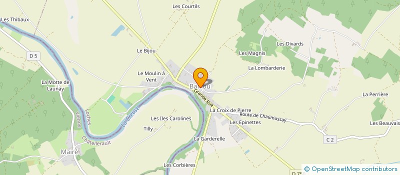 localisation de l'entreprise ASSOCIATION MOUV' PRESSIGNY à LE GRAND-PRESSIGNY