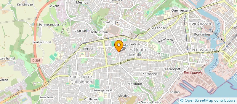 localisation de l'entreprise ASSOCIATION MOUVANCE à BREST