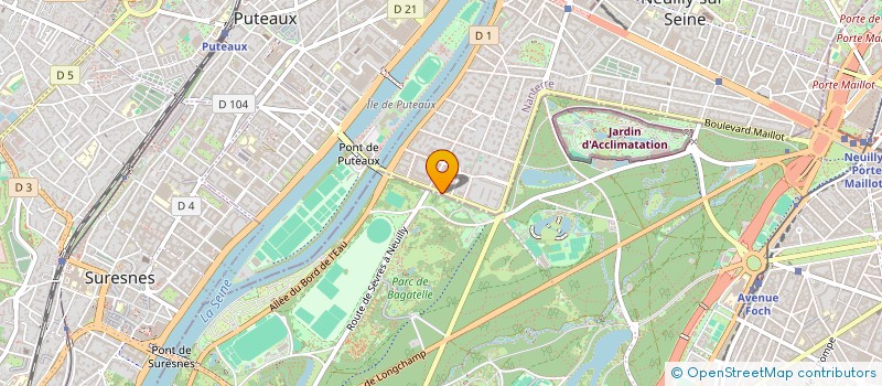 localisation de l'entreprise ASSOCIATION MOUVEMENT DES JEUNES MDJ à NEUILLY-SUR-SEINE