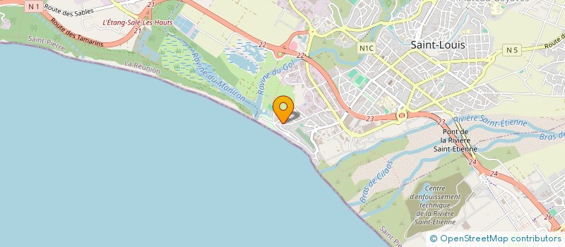 localisation de l'entreprise ASSOCIATION MOUVEMENT POPULAIRE CITOYEN DE SAINT-LOUIS  SAINT-LOUIS