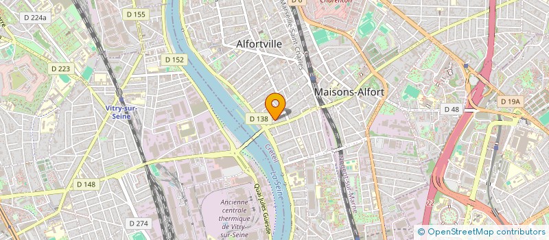 localisation de l'entreprise ASSOCIATION MOVING SPIRALE à ALFORTVILLE