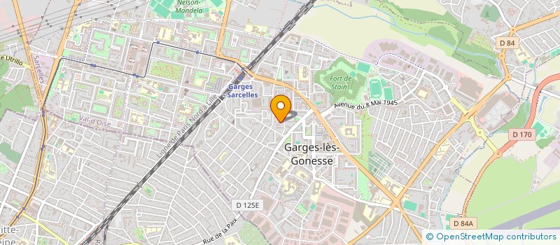 localisation de l'entreprise ASSOCIATION MOWA  GARGES-LES-GONESSE