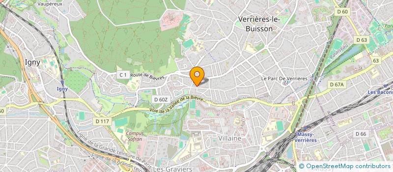 localisation de l'entreprise ASSOCIATION MP CHE AMOUR à VERRIERES-LE-BUISSON