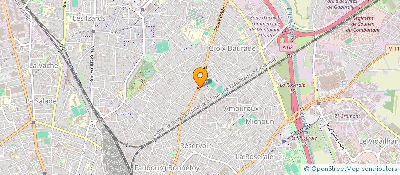 localisation de l'entreprise ASSOCIATION MR DAVID MAILHES ET MME ALBERTINE SABATIE  TOULOUSE