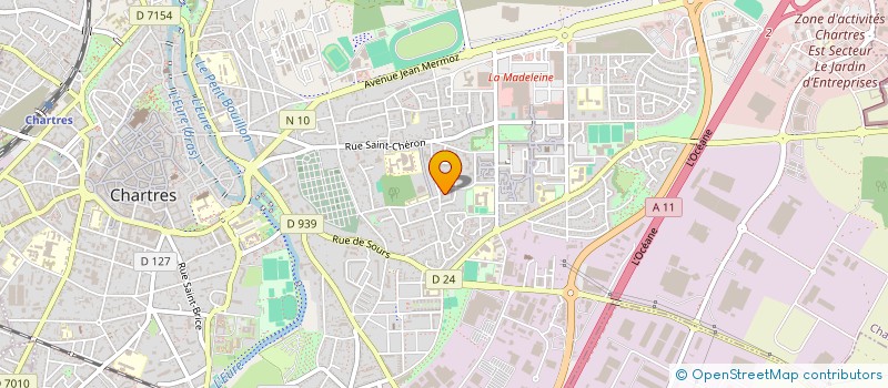 localisation de l'entreprise ASSOCIATION MSD KARATE à CHARTRES