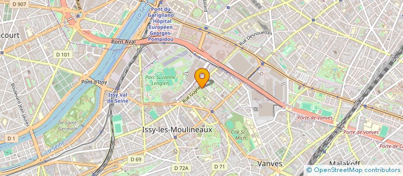 localisation de l'entreprise ASSOCIATION MSIPP DEFENSE à ISSY-LES-MOULINEAUX