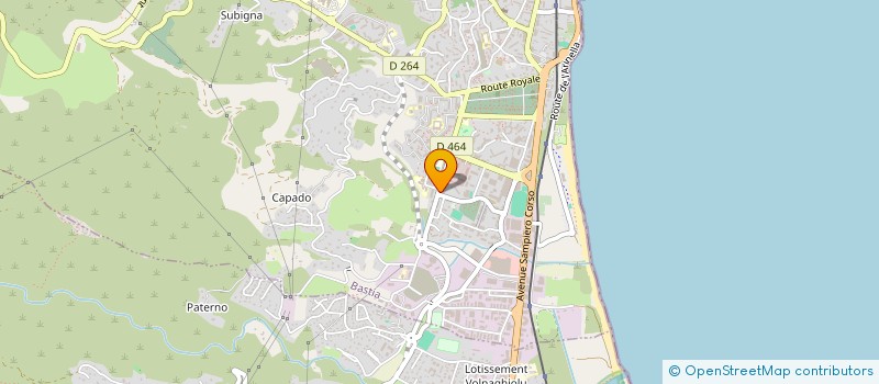 localisation de l'entreprise ASSOCIATION MSP BASTIA à BASTIA