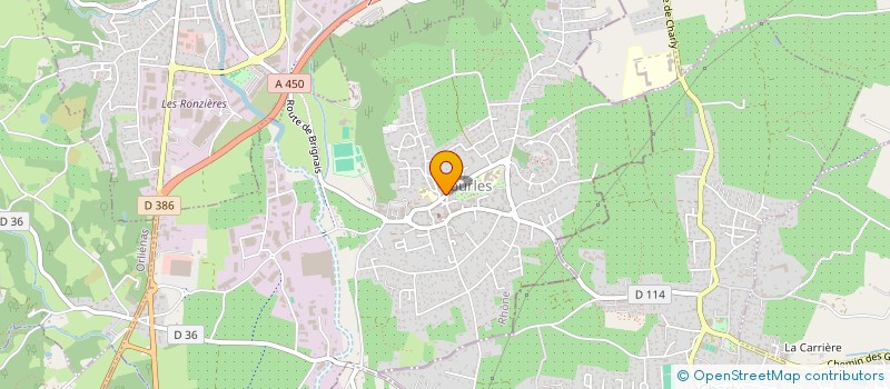 localisation de l'entreprise ASSOCIATION MSP LE VOURLES CARE CLUB  VOURLES