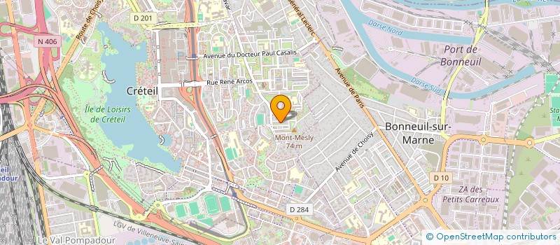 localisation de l'entreprise ASSOCIATION MUDD à CRETEIL