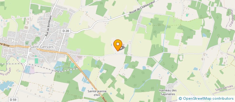 localisation de l'entreprise ASSOCIATION MULTI ACTIVITES DE BOUIN (AMAB)  BOUIN