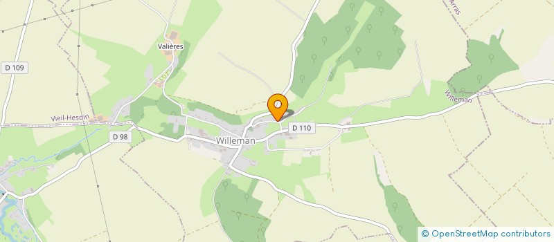 localisation de l'entreprise ASSOCIATION MULTI ACTIVITES DE WILLEMAN  WILLEMAN