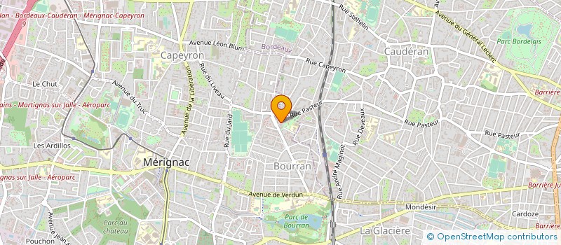 localisation de l'entreprise ASSOCIATION MULTI PRESENCE à MERIGNAC