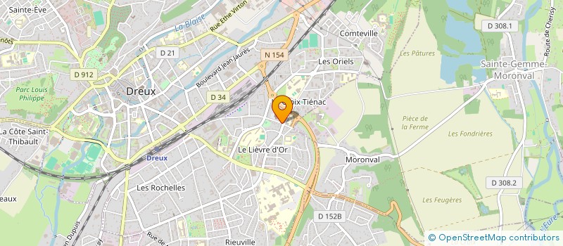 localisation de l'entreprise ASSOCIATION MULTI-SERVICES à DREUX