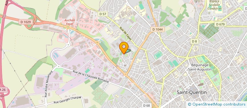localisation de l'entreprise ASSOCIATION MULTICITE à SAINT-QUENTIN