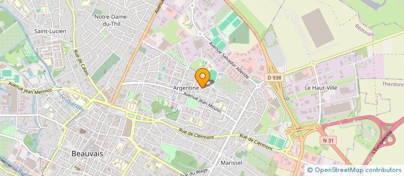 localisation de l'entreprise ASSOCIATION MULTICULTURELLE MISEMBE  BEAUVAIS