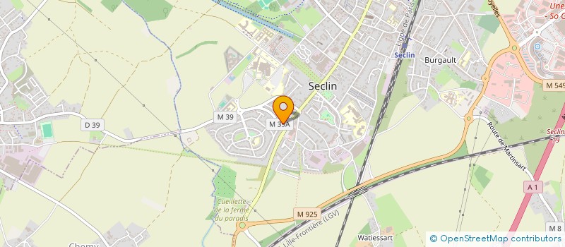 localisation de l'entreprise ASSOCIATION MULTIMEDIA ET INFORMATIQUE EN NORD  SECLIN