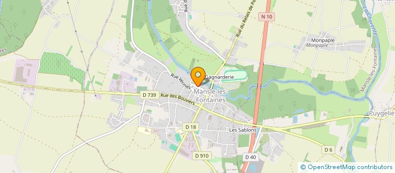localisation de l'entreprise ASSOCIATION MULTISERVICES CHARENTE à MANSLE-LES-FONTAINES