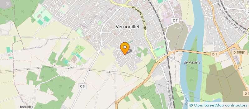 localisation de l'entreprise ASSOCIATION MULTISPORT DE VERNOUILLET (A.M.S.V) à VERNOUILLET