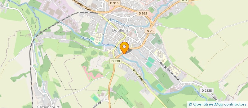 localisation de l'entreprise ASSOCIATION MULTISPORTS à DOULLENS