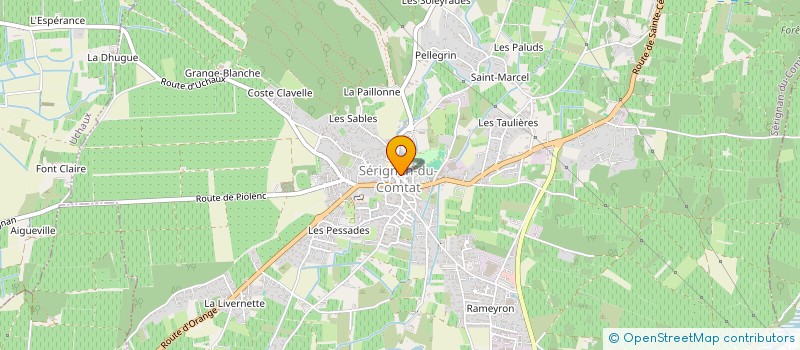 localisation de l'entreprise ASSOCIATION MULTISPORTS SERIGNAN-DU-COMTAT (AMS )  SERIGNAN-DU-COMTAT