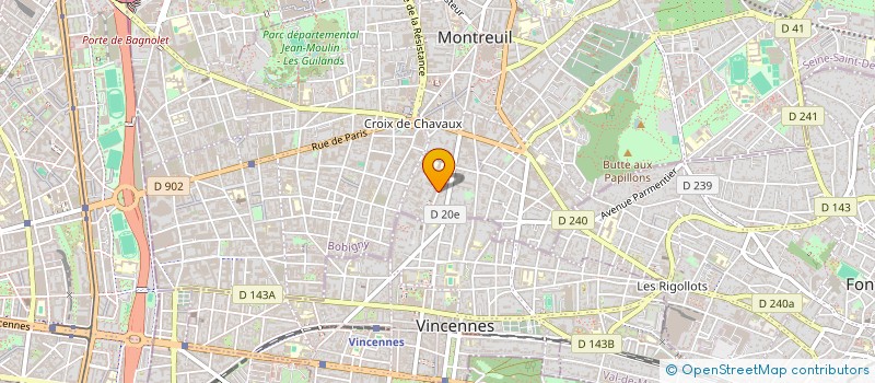 localisation de l'entreprise ASSOCIATION MUNDUS KARAVAN à MONTREUIL