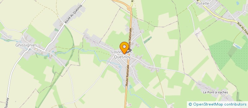 localisation de l'entreprise ASSOCIATION MUNICIPALE D ANIMATION à LOUVIGNIES-QUESNOY