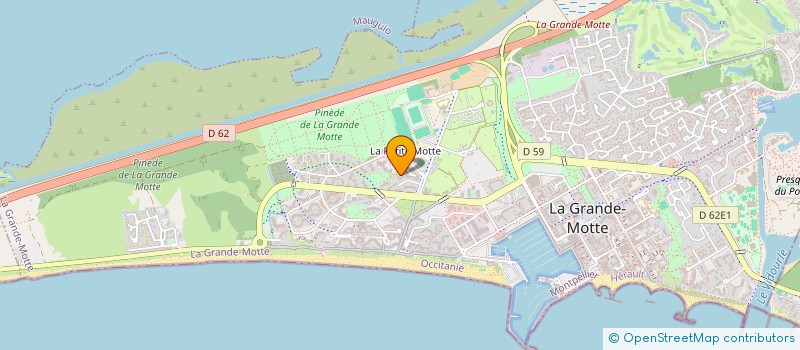 localisation de l'entreprise ASSOCIATION MUNICIPALE DE CHASSE DE LA GRANDE MOTTE à LA GRANDE-MOTTE