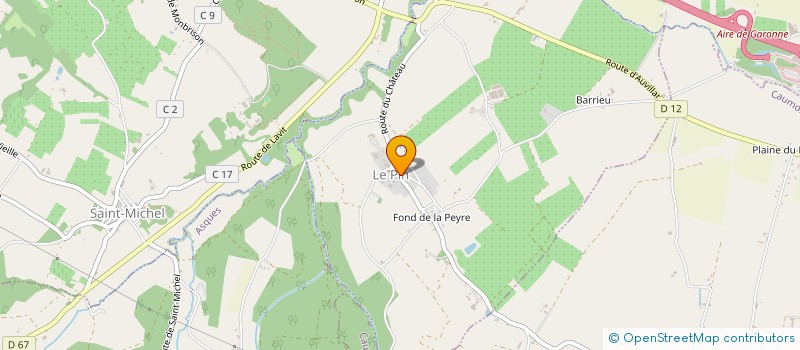 localisation de l'entreprise ASSOCIATION MUNICIPALE DU PIN  LE PIN