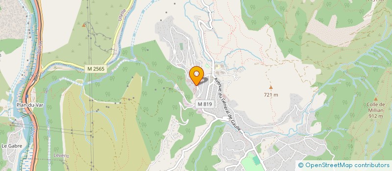 localisation de l'entreprise ASSOCIATION MUNICIPALE SPORTS ET LOISIRS  LEVENS