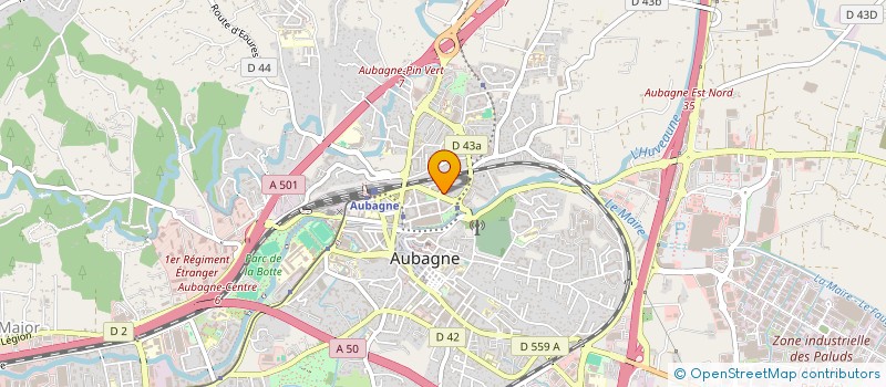 localisation de l'entreprise ASSOCIATION MUSE  AUBAGNE