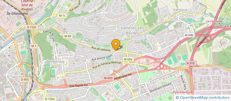 localisation de l'entreprise ASSOCIATION MUSEA à METZ