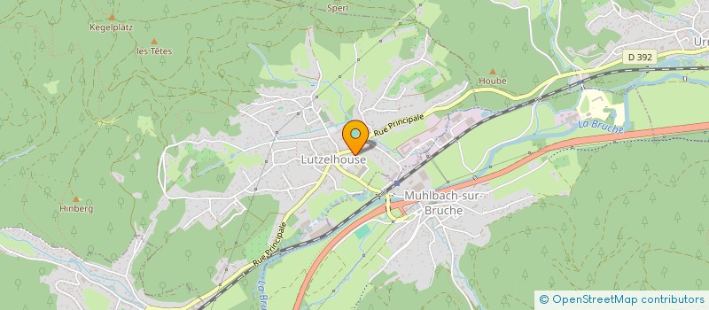 localisation de l'entreprise ASSOCIATION MUSEE DES TRADITIONS  NEUVILLER-LA-ROCHE