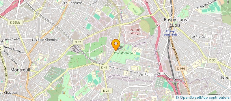 localisation de l'entreprise ASSOCIATION MUSEE HISTOIRE VIVANTE à MONTREUIL