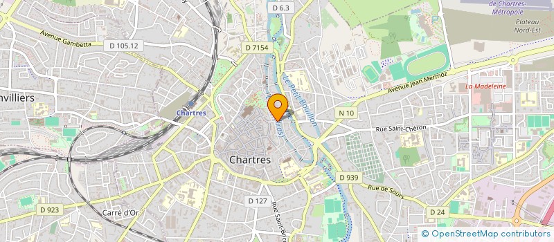 localisation de l'entreprise ASSOCIATION MUSIC CLUB ACADEMY à CHARTRES