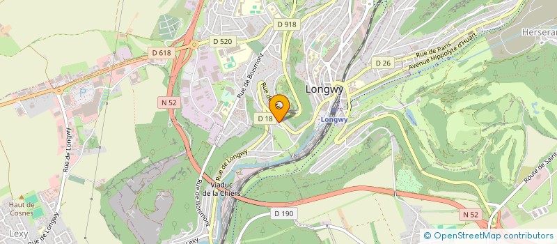 localisation de l'entreprise ASSOCIATION MUSIC IN L à LONGWY
