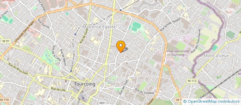 localisation de l'entreprise ASSOCIATION MUSIC & LOL  TOURCOING